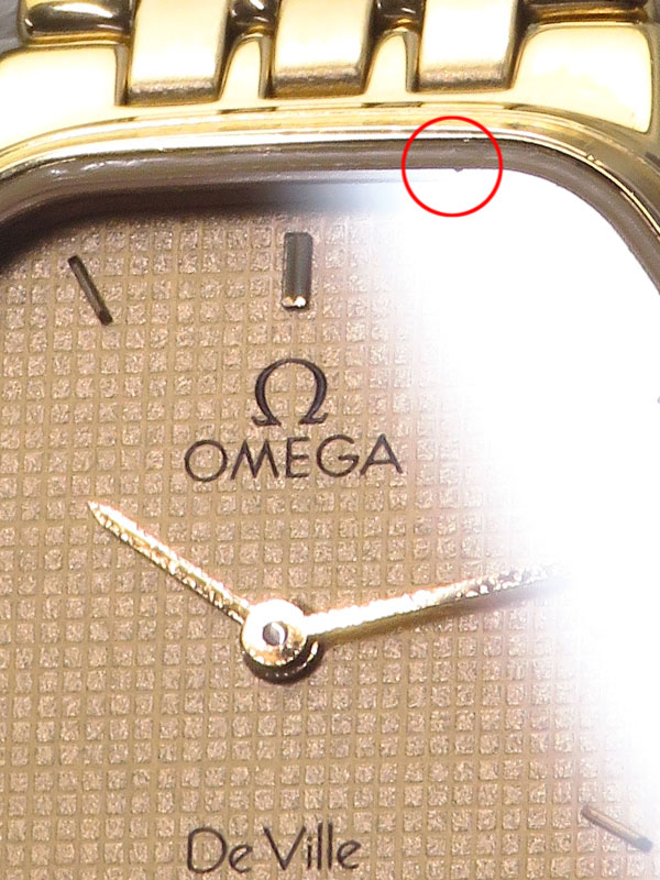 OMEGA】オメガ『デビル スクエア』レディース クォーツ 1週間保証