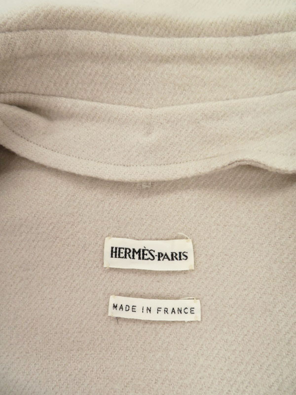 HERMES】エルメス『マルジェラ期 アピベルト ウール×カシミヤ コート