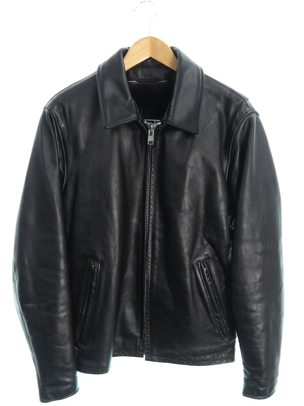 Schott】ショット『ライナー付き シングルライダースジャケット size38