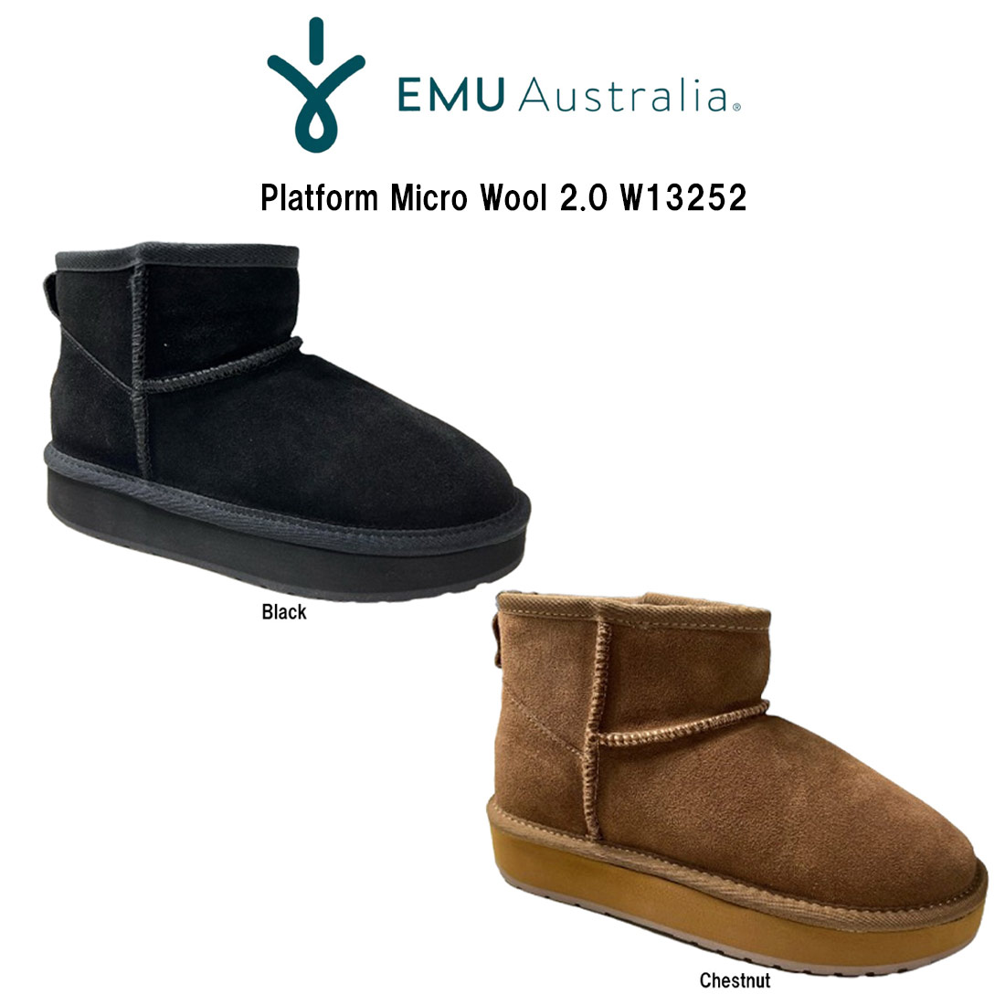 楽天市場】EMU(エミュー)ムートン ブーツ シープスキン ショート