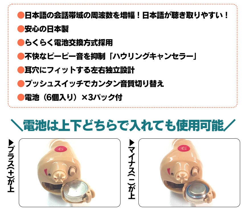 楽天市場】ニコン・エシロール デジタル耳あな型補聴器 【非課税】【右