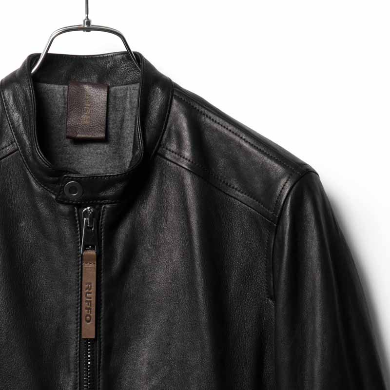 楽天市場】RUFFO / ルッフォ｜ラムナッパレザーシングルライダース