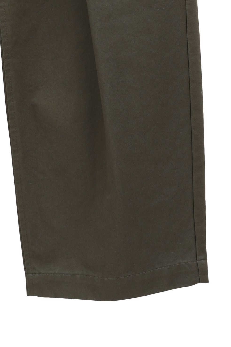 CLANE - ワイドタックワークパンツ - WIDE TUCK WORK PANTS - KHAKI