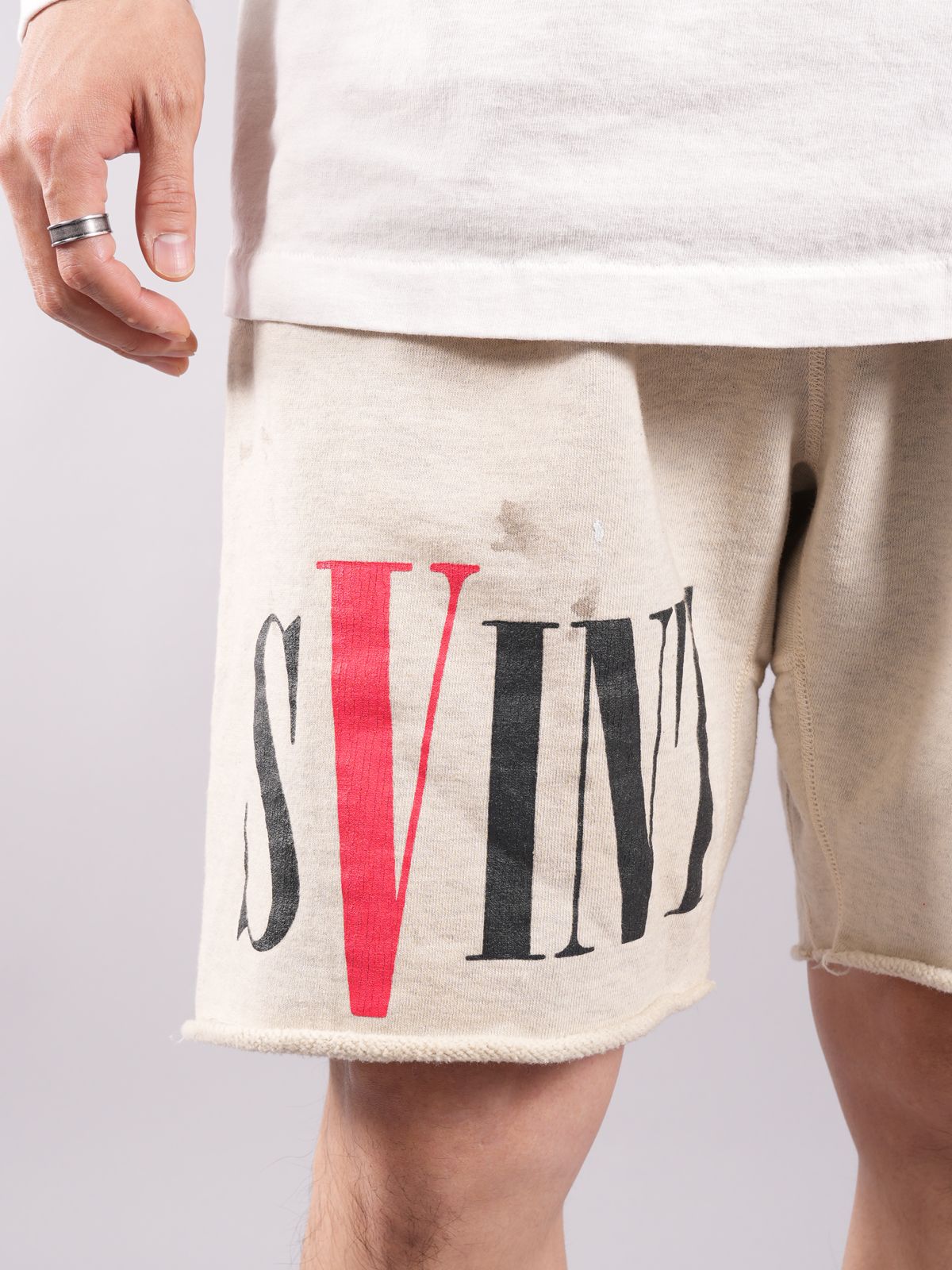 SAINT M×××××× - ラスト1点 / SM-S22-0000-071/SWEAT SHORTS/VLONE