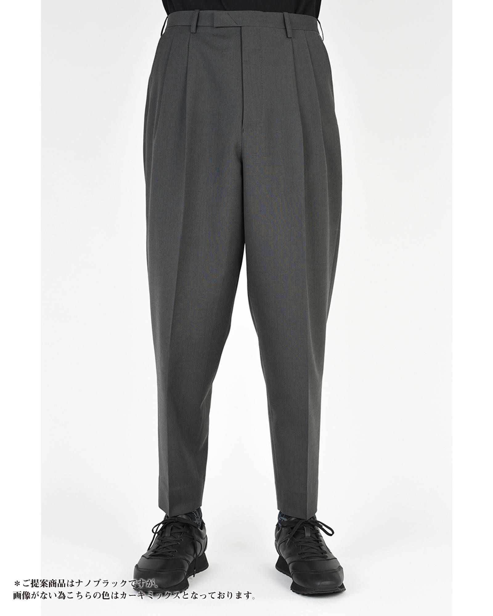 LAD MUSICIAN - 2Tuck Tapered Wide Slacks | fakejam