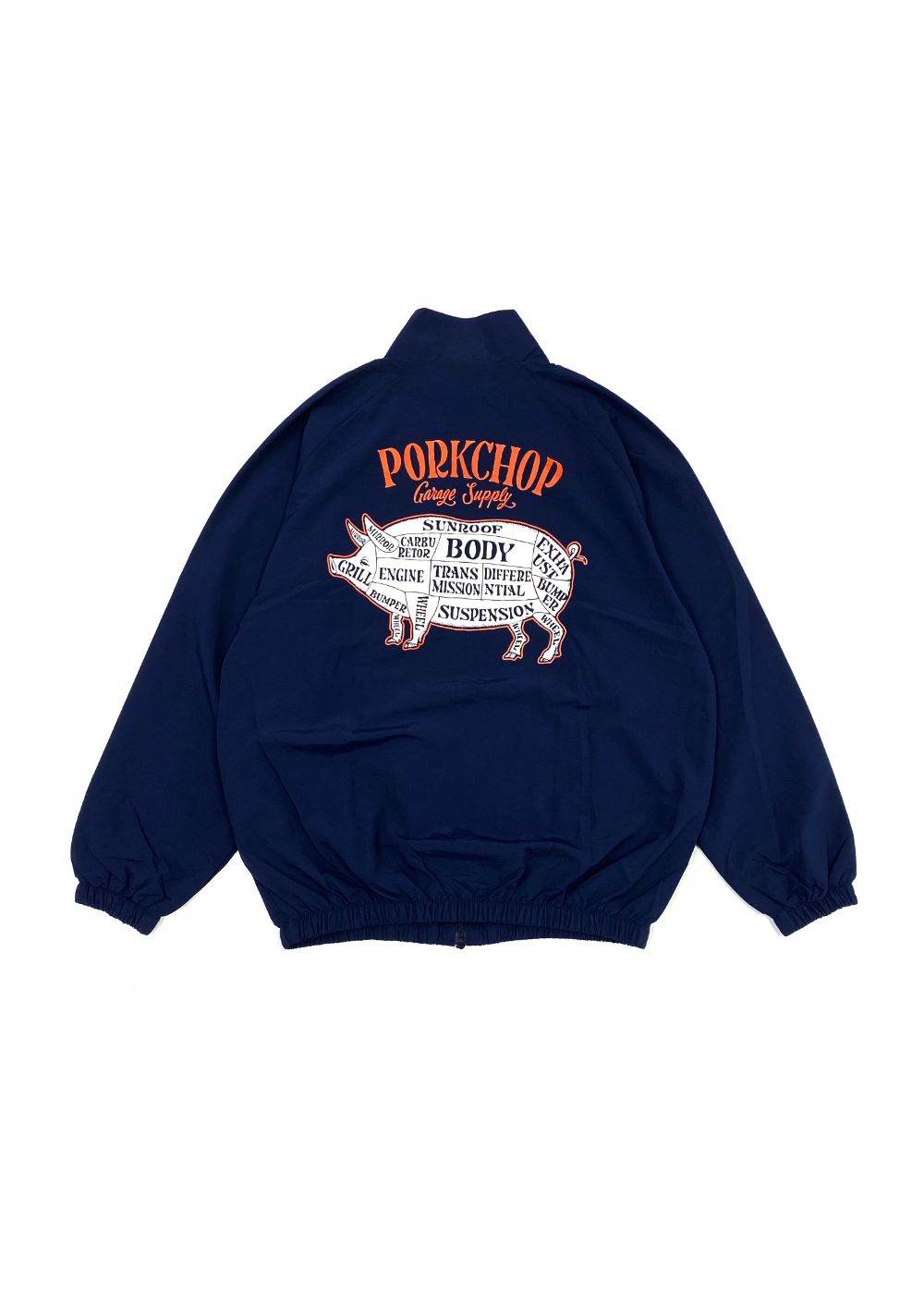 PORKCHOP GARAGE SUPPLY - PORK BACK NYLON JKT (BLACK) / ポーク