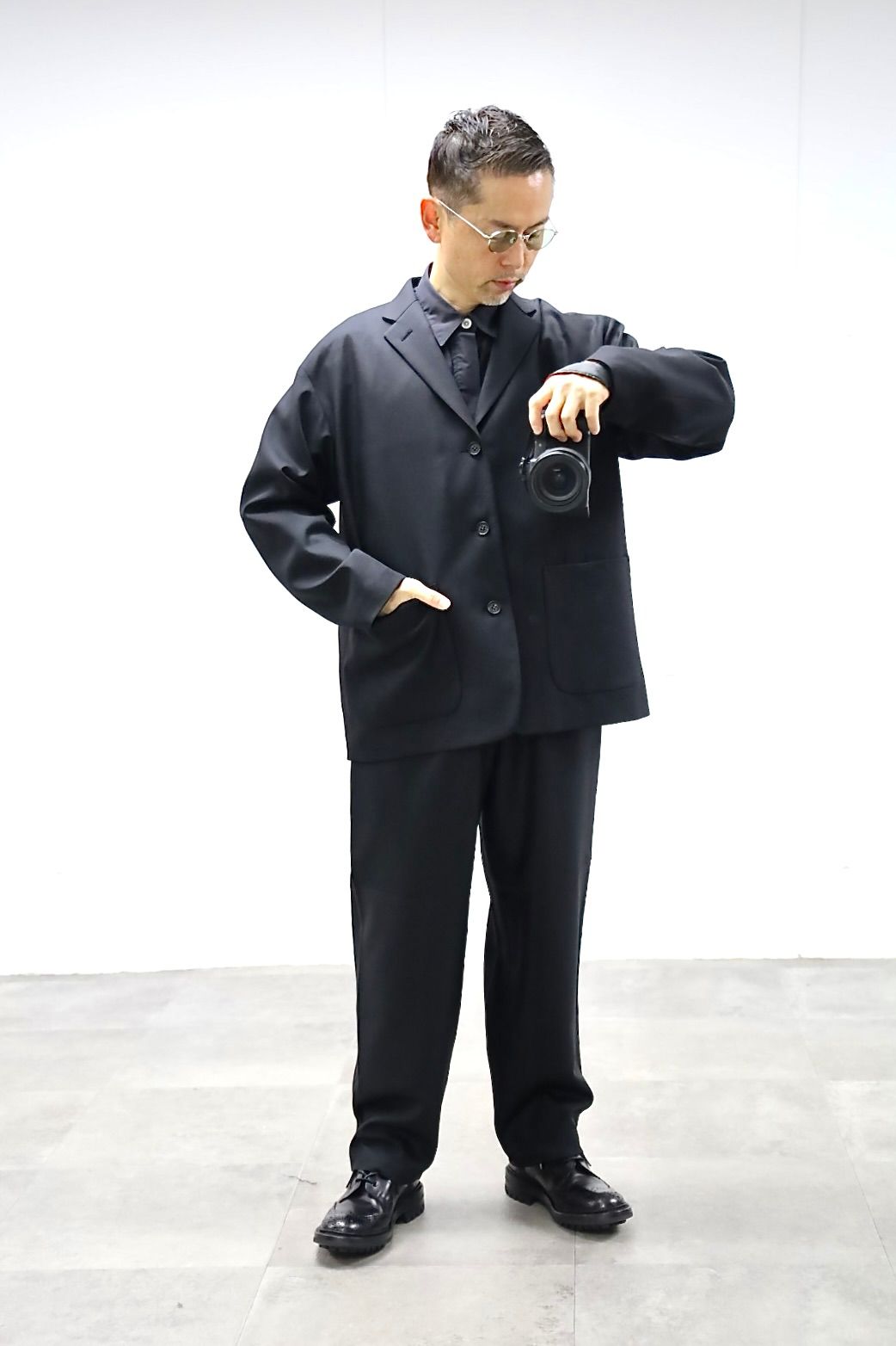 COMME des GARCONS HOMME ウールギャバ3Bジャケットスタイル | 7858 | MARK