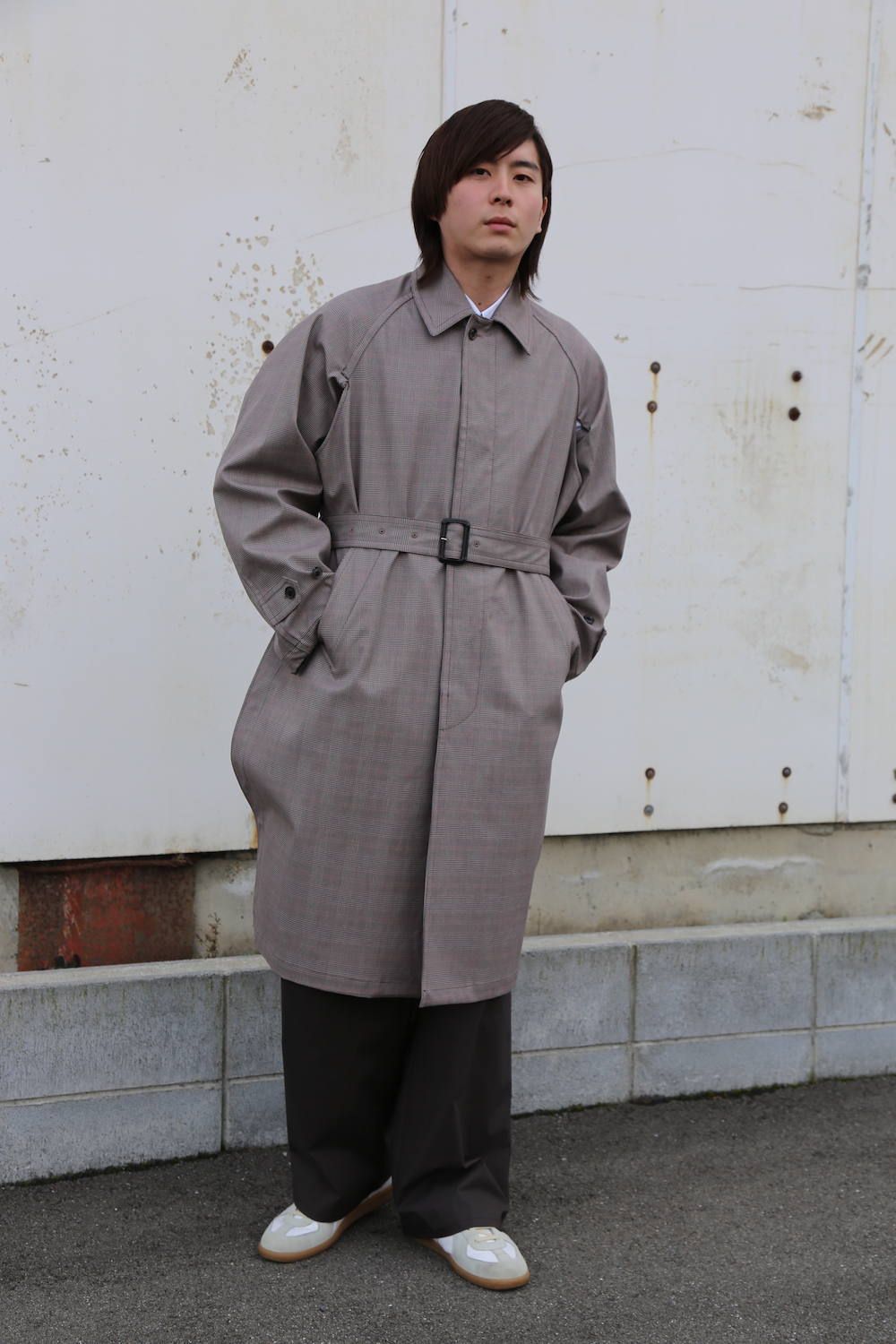 YOKE DOWNSIZING BALL COLLAR COAT