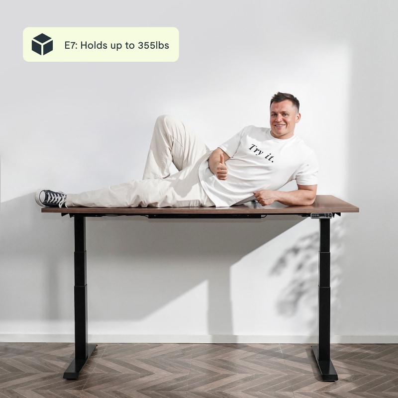 Electric Height Adjustable Standing Desk: Dual Motor Economical