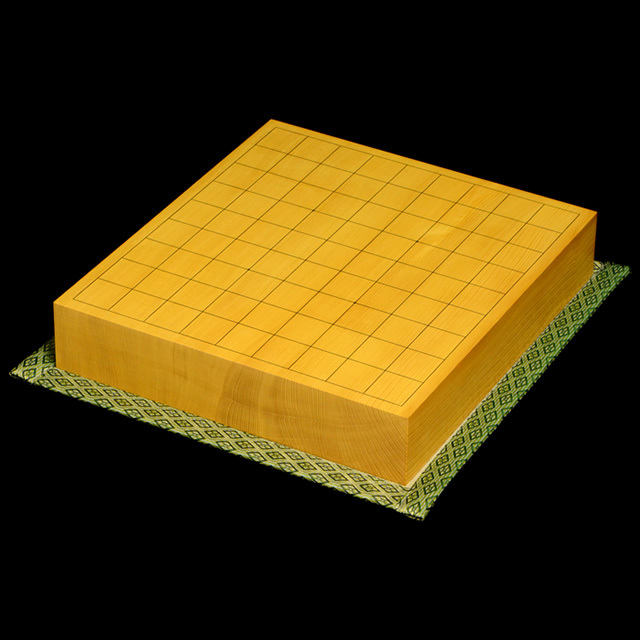 本榧卓上将棋盤 2寸4分（一枚板・天柾） sb20744 | 前川榧碁盤店