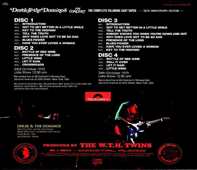 Derek & the Dominos デレク・アンド・ザ・ドミノス/名演フィルモアの