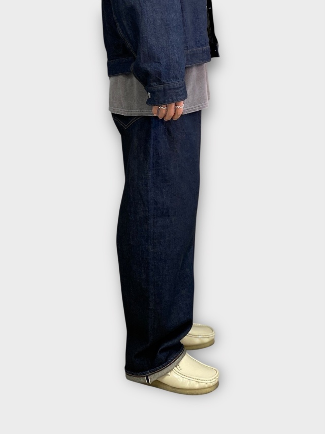 ANCELLM #01 SELVEDGE MIDTAPERED 5P DENIM PANTS OW INDIGO 2026SS