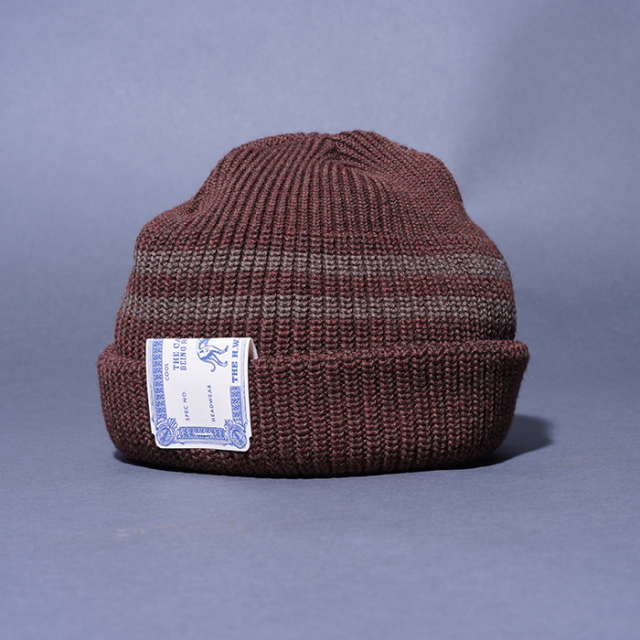 D-01103 /「DOG WATCH / BROWN」ニット帽