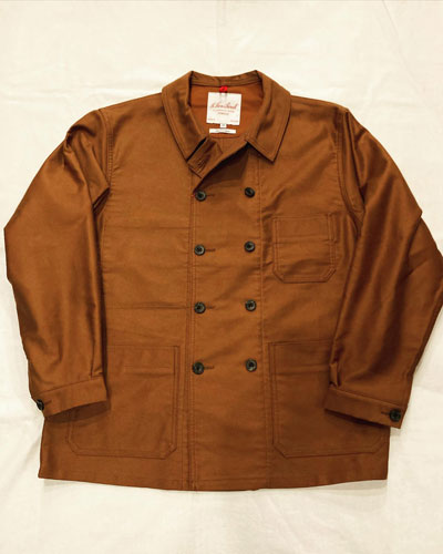Le Sans Pareil (ル サンパレイユ) Moleskin Doublel Coverall _BROWN