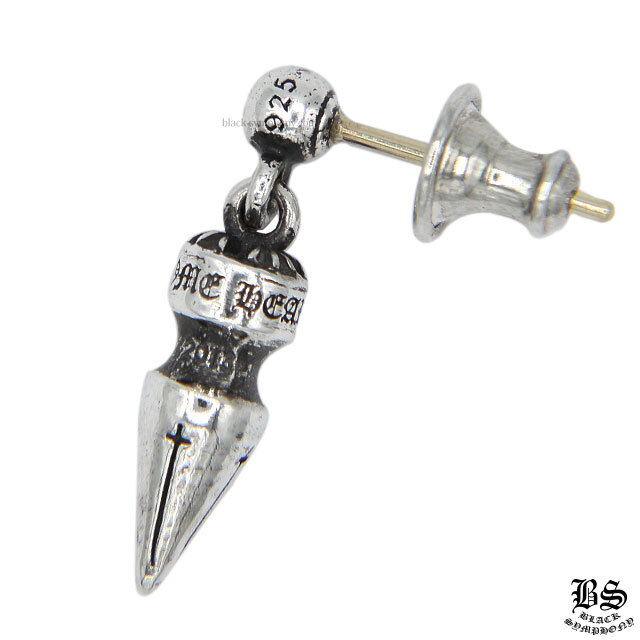 クロムハーツスパイクドロップピアス|クロムハーツ通販専門店ブラック