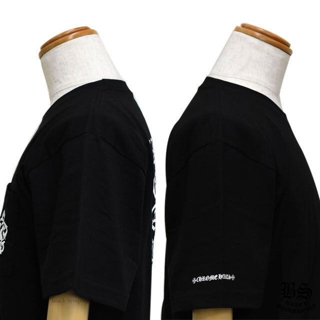 クロムハーツTシャツバックハーフダガーロゴブラック|クロムハーツ通販