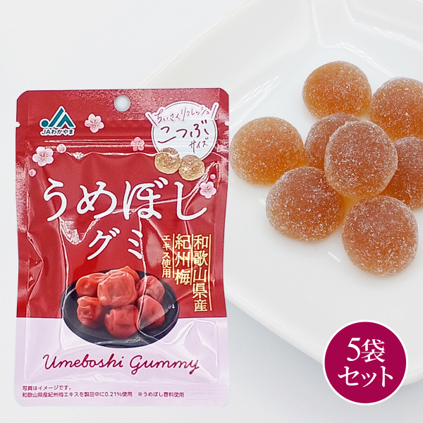 うめぼしグミ 36g 紀州梅干し・みかんのJAわかやま(紀南)