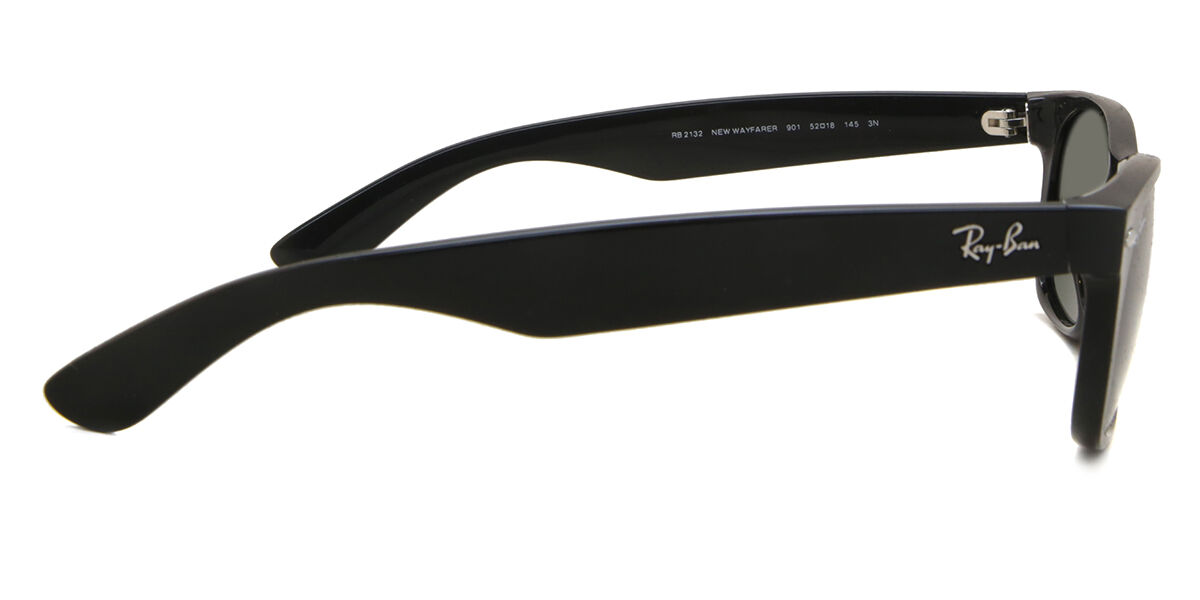 Ray-Ban RB2132 New Wayfarer 901 スクエア ブラック サングラス