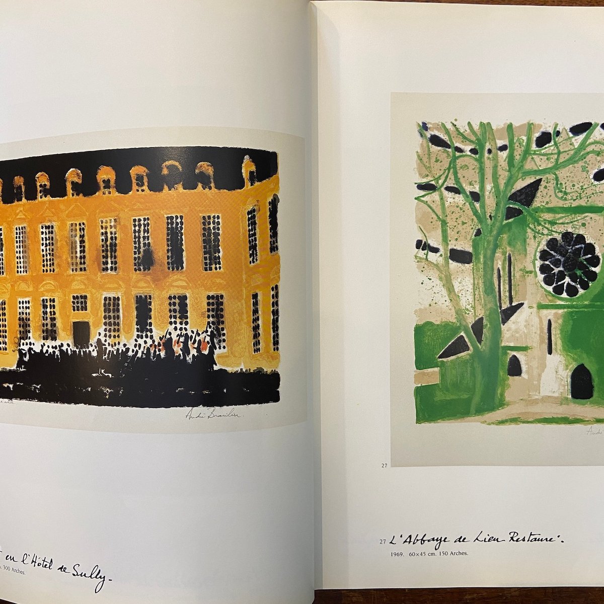 ANDRE BRASILIER：LITHOGRAPHS 1958-1991」 | Frobe