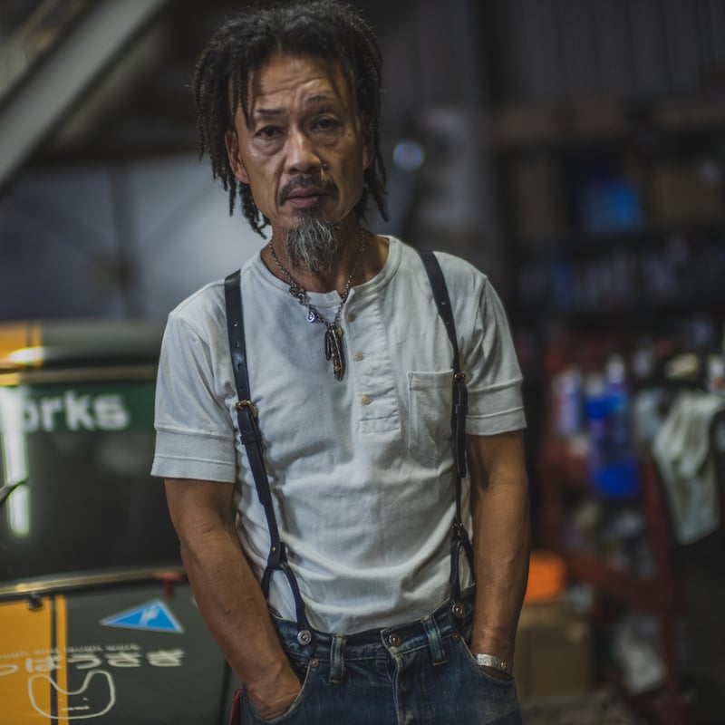 TCB Leather Suspenders | TCB jeans