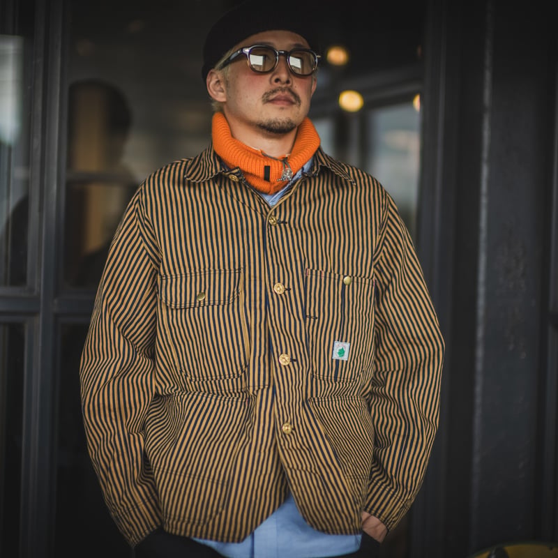 Cat Head Jacket Brown Tabby Stripe | TCB jeans