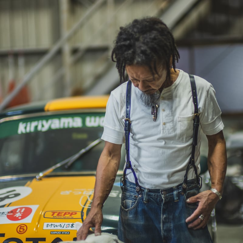 TCB Leather Suspenders | TCB jeans