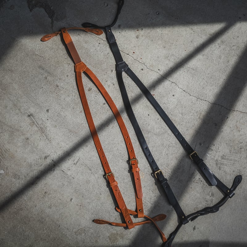 TCB Leather Suspenders | TCB jeans