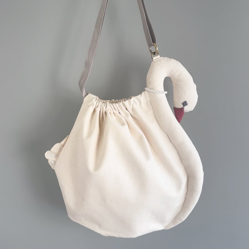 スワンバッグ 】白鳥・黒鳥 ショルダーバッグ｜3月末発送 | kubomi