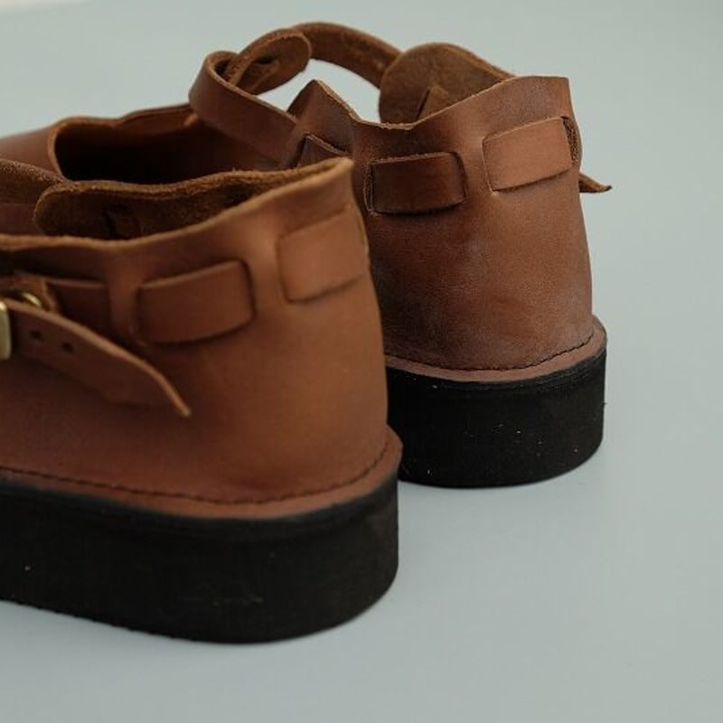 aurora shoes(オーロラシューズ) T-Strap BROWN | ART