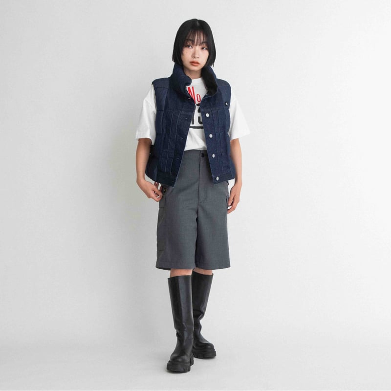 ダンガリー＆デニム ライトダウンベスト 【BB55-516】 | BLANC basque