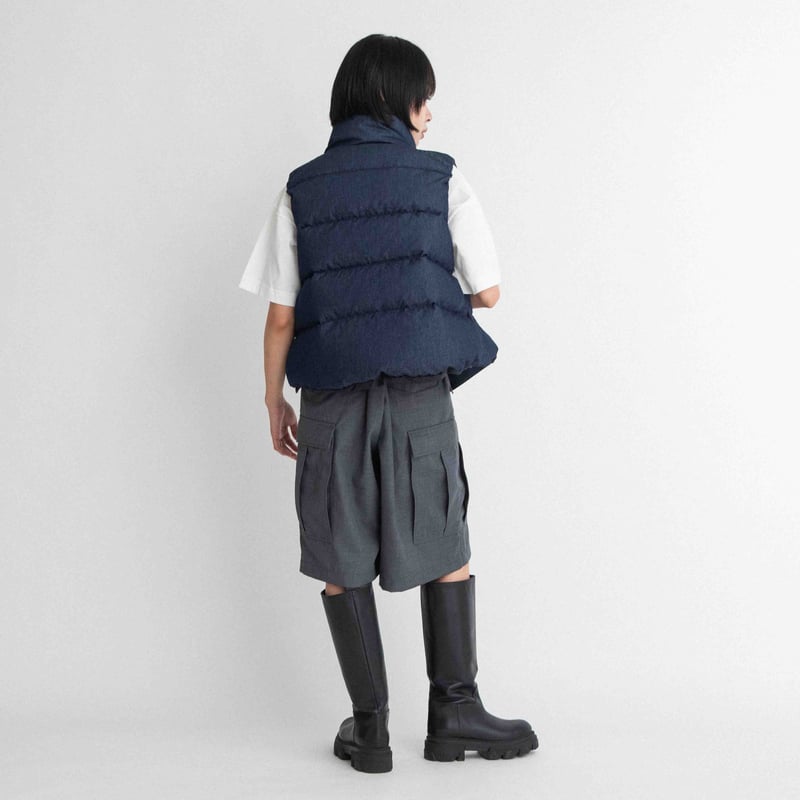 ダンガリー＆デニム ライトダウンベスト 【BB55-516】 | BLANC basque