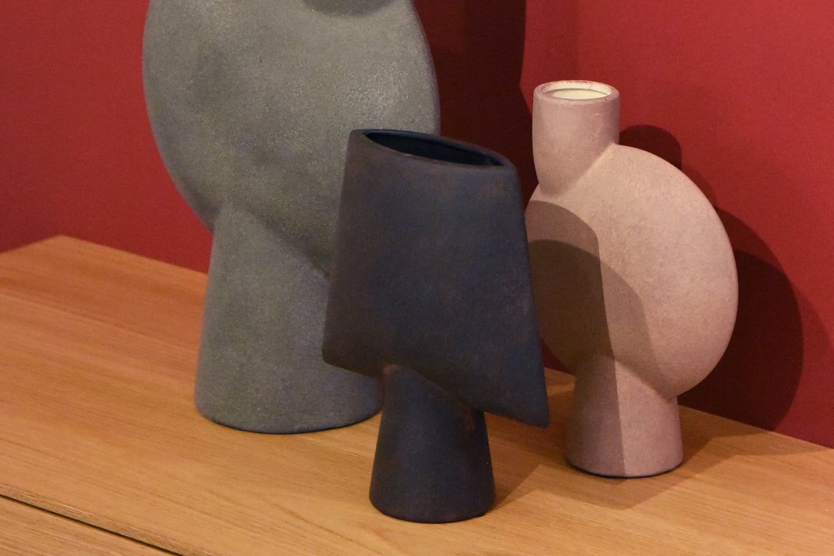101 COPENHAGEN Sphere Vase Square Mini Coffee ワ