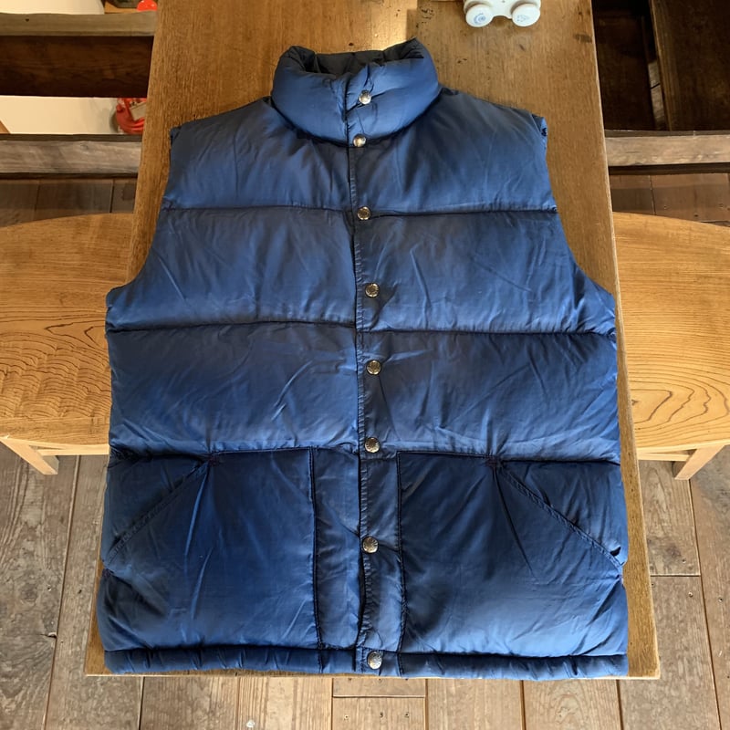 THE NORTH FACE 茶タグ ダウンベスト ネイビー | MILMOUNTAIN STORE
