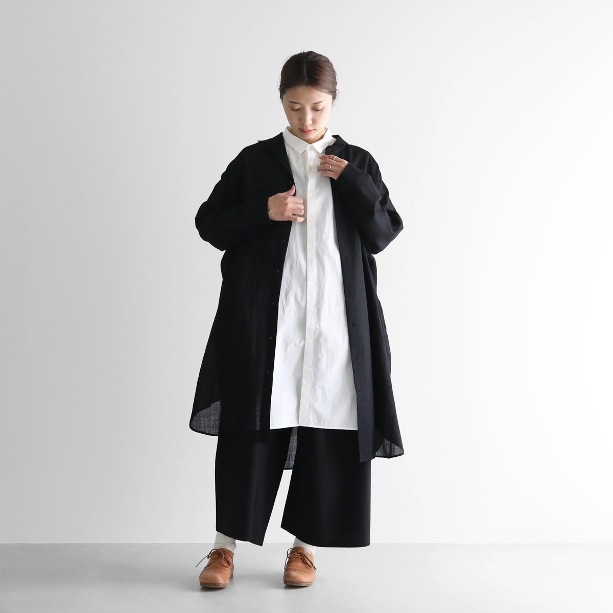 ウォッシャブルウールロングシャツ【ユニセックス】016をリリースしま