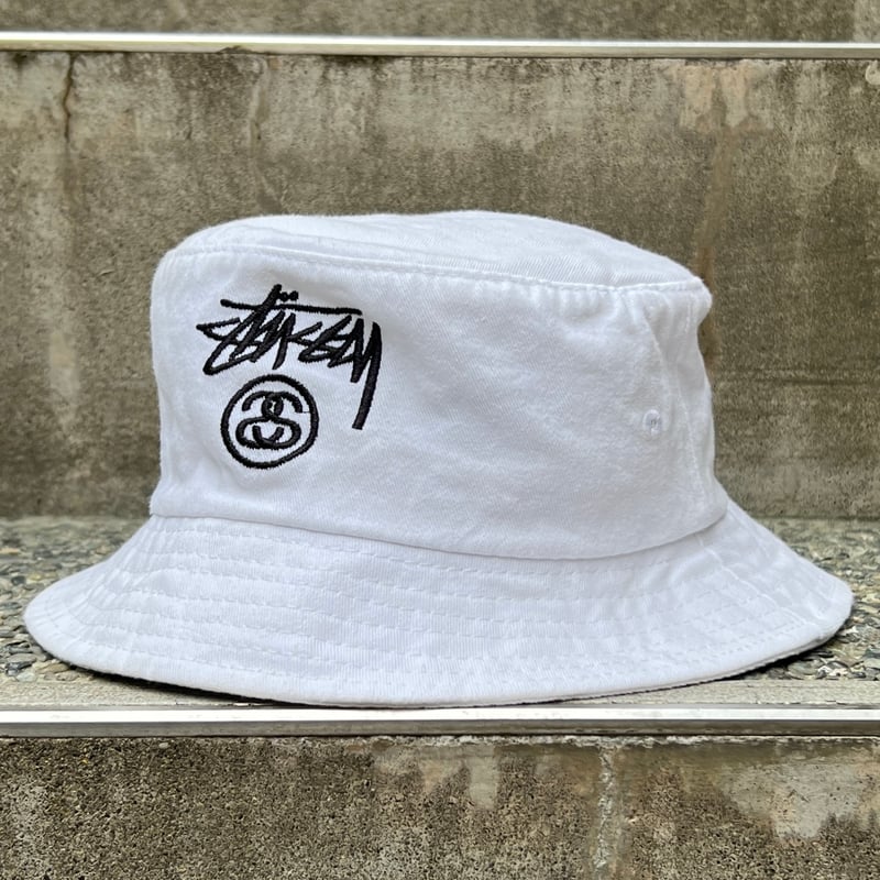 入手困難 00's Y2K vintage STUSSY バケットハット 入手困難 00's Y2K