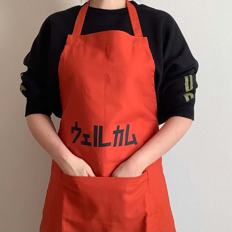 DRVNO7 REVERSIBLE APRON“ウェルカム/Welcome NEW OR