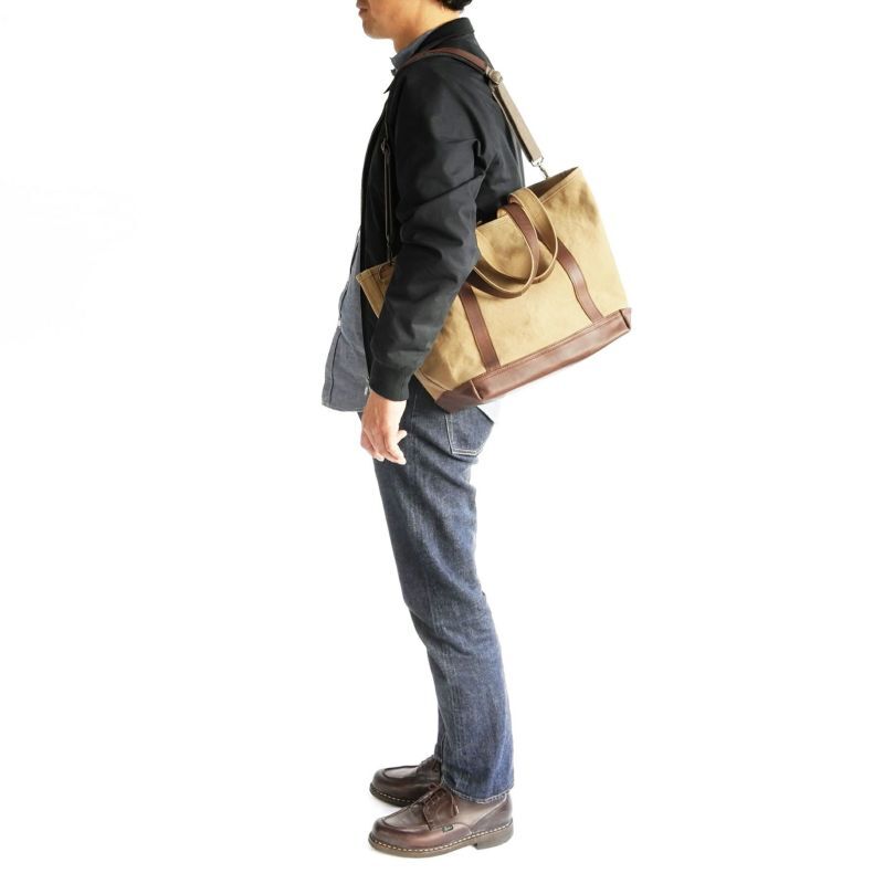 ARTS & CRAFTS -AGING CANVAS 2WAY TOTE- 2ウェイトー