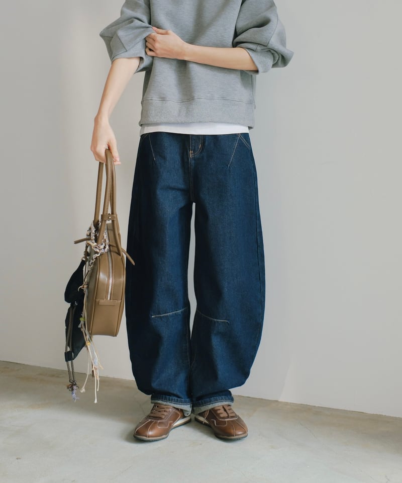 wide tapered denim/2size | F A S H I R U