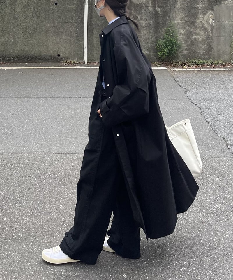 soutien collar coat -long-【綿100%】 | F A S H I R U