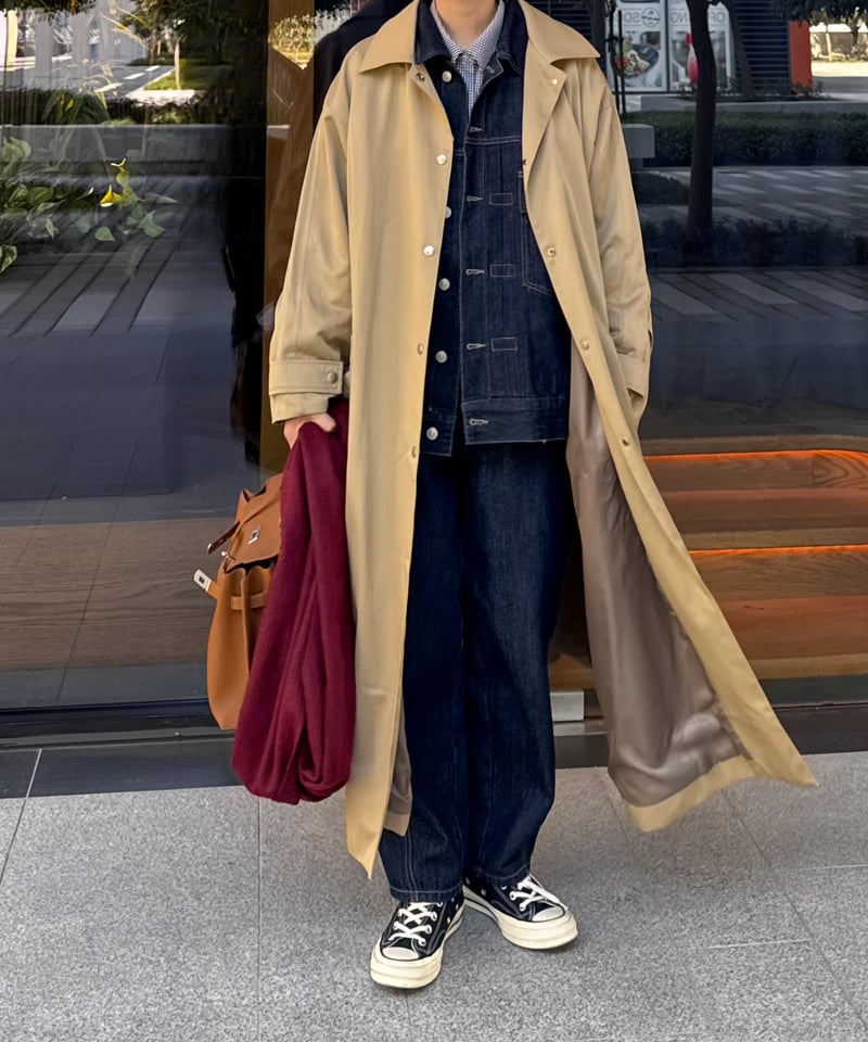 LANVIN ランバン ステンカラーコート ビジネスコート 通勤 N1680