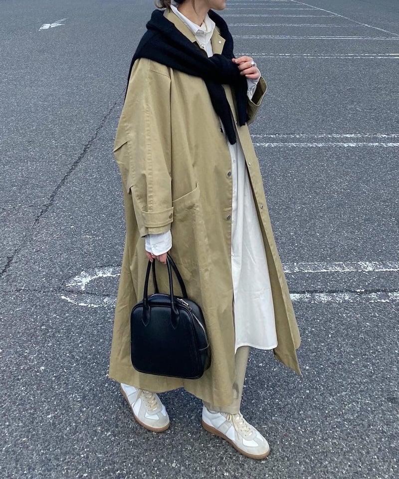 soutien collar coat -long-【綿100%】 | F A S H I R U