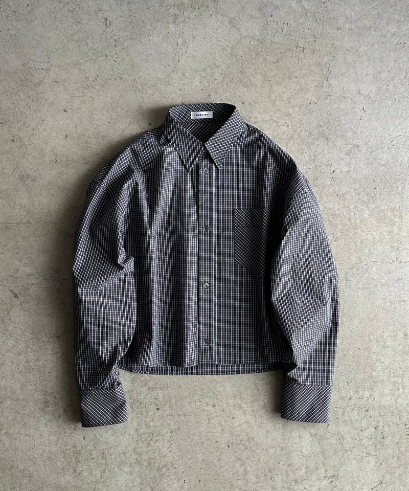 bias pocket check shirts/2color | F A S H I R U