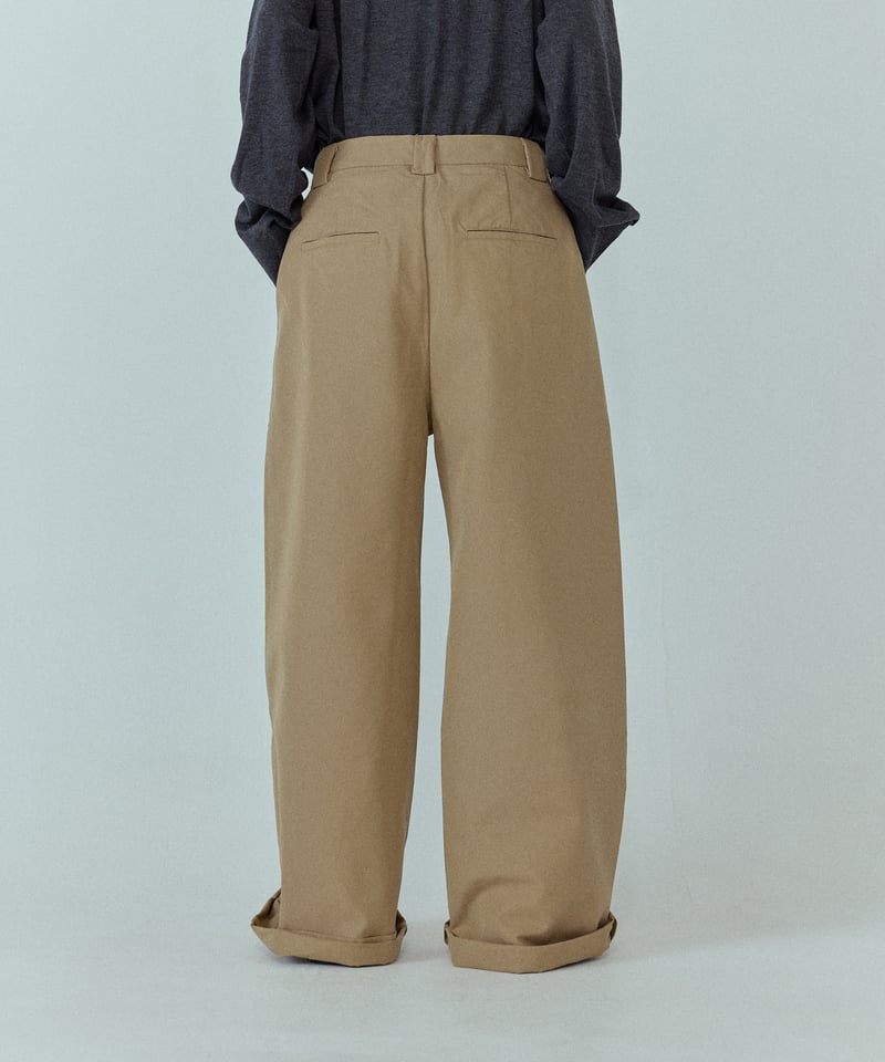 tuck wide chino pants/2color/2size | F A S H I R U