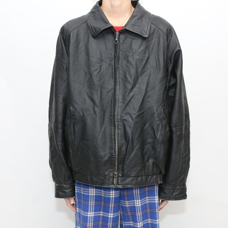 St. John's Bay Black Leather Jacket | Strato