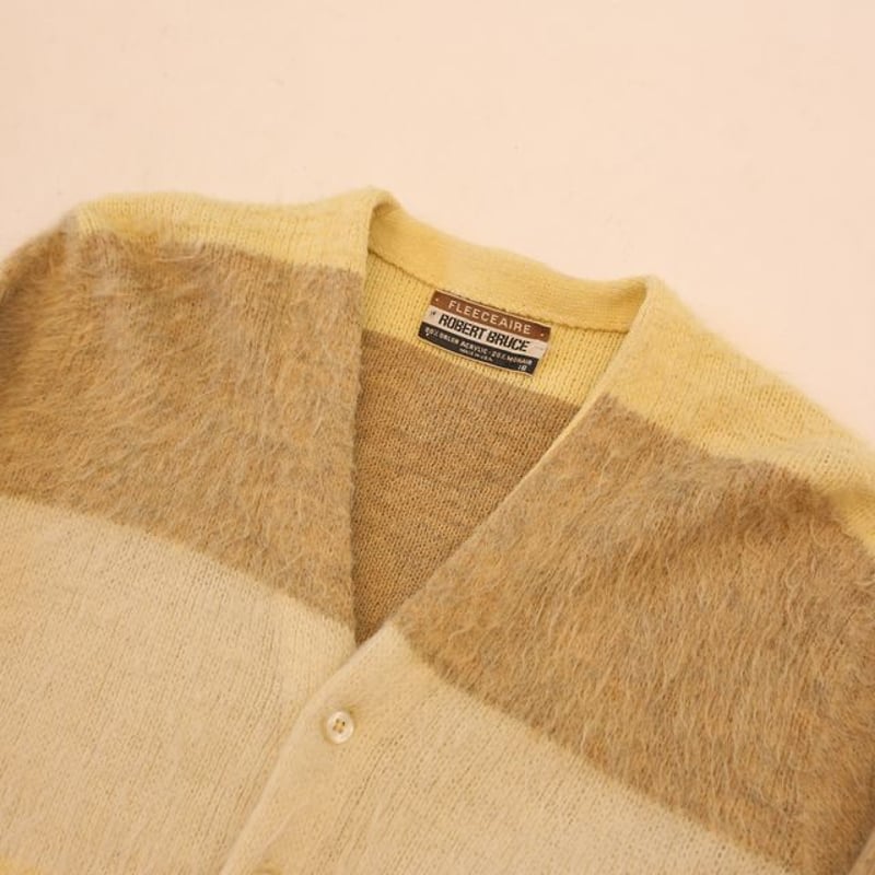 60's Robert Bruce Mohair Knit Cardigan | Strato