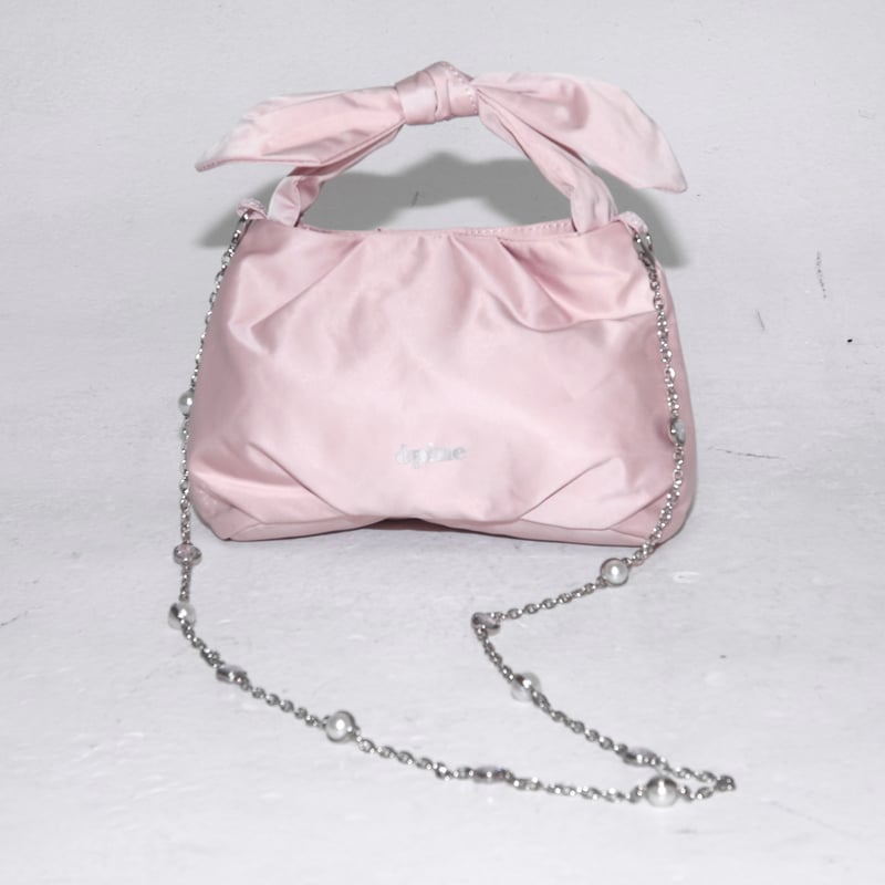 épine ribbon Pearl & Bijou chain bag（2color） |