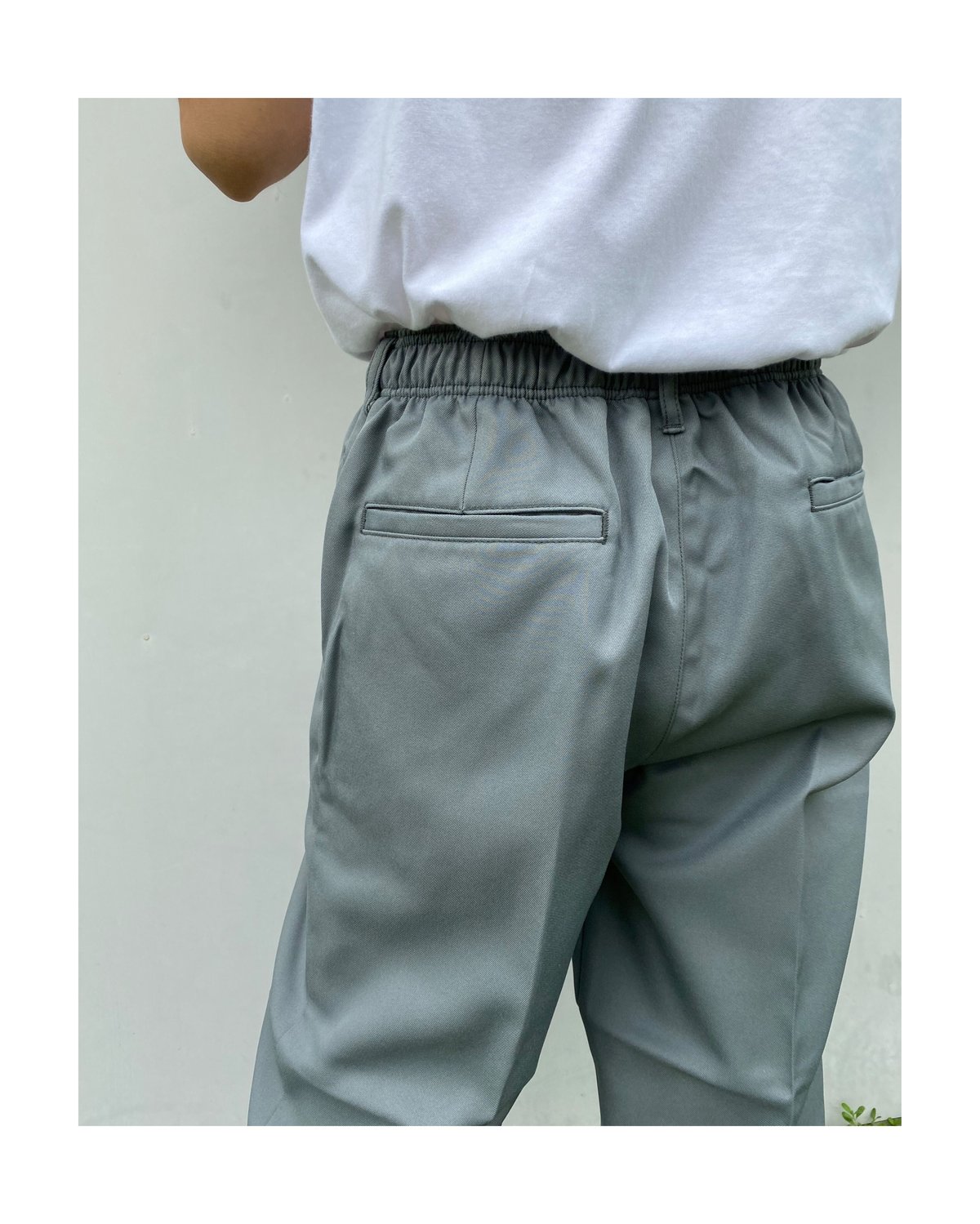 COMFORTABLE REASON「Daily Poly Slacks」smoke. | g
