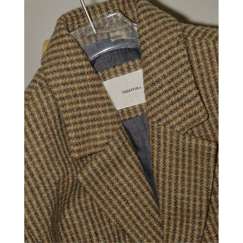 即納【TODAYFUL】Wool100% Check Jacket | selectshop