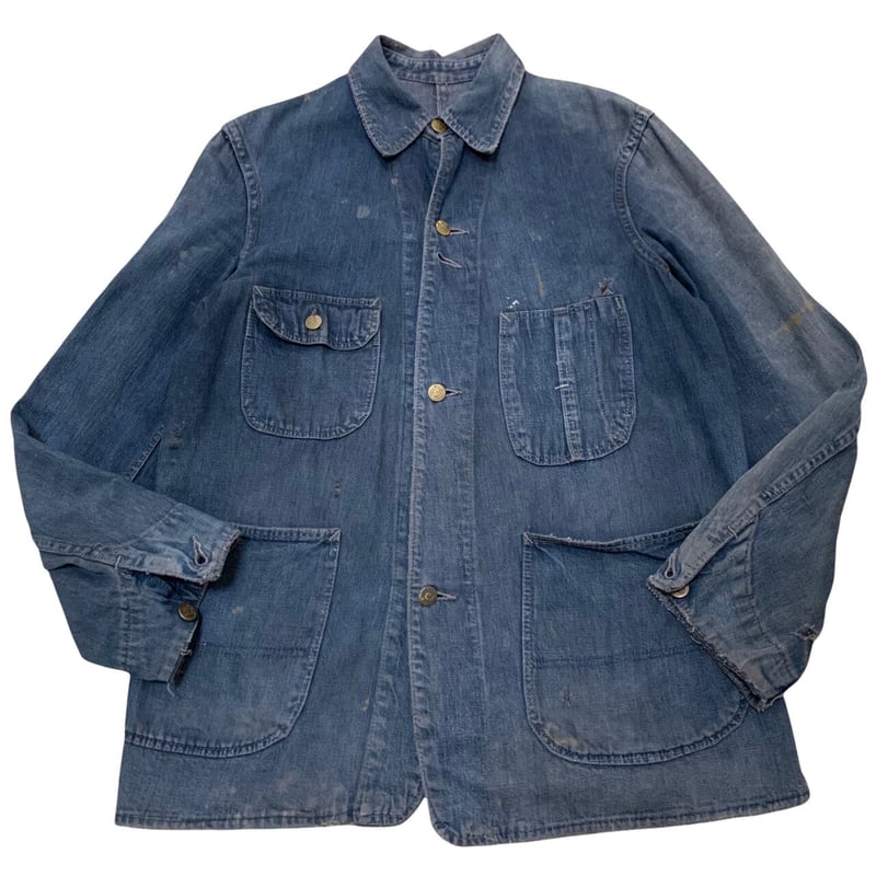 50-60's VINTAGE FULL CUP DENIM COVERALL | OLD INN.