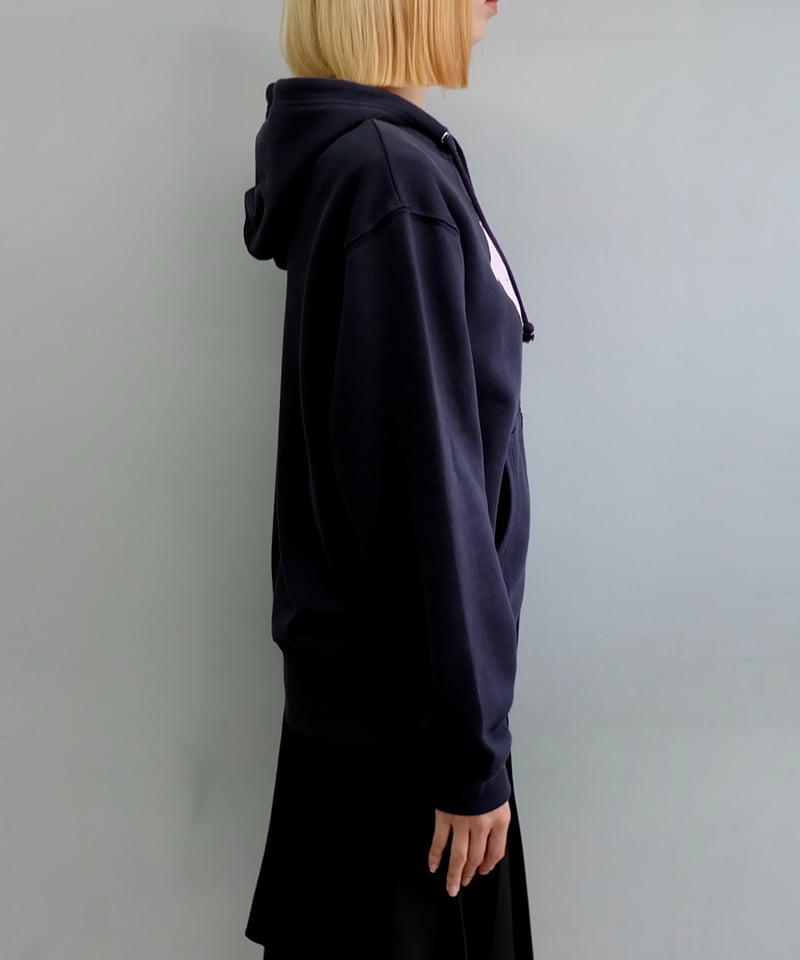 Labyrins Two Dolphins Zip Hoodie Navy | Shury